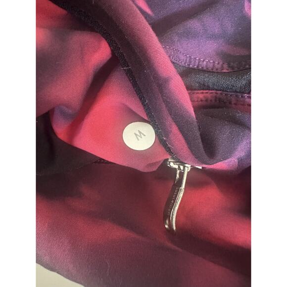 Lululemon Men's Lined Shorts Tie Dye Pink Black Zipper Pocket 7" Inseam Medium - Picture 9 of 14